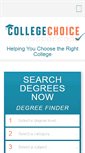Mobile Screenshot of collegechoice.net